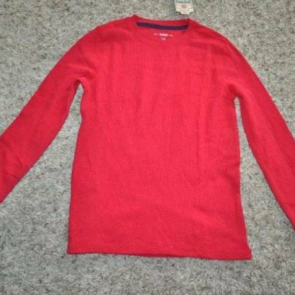 *Thermal Shirt Urban Pipeline sz 10/12 Red Ribbed Long Sleeve Crew Tagless Boys - Picture 2 of 3